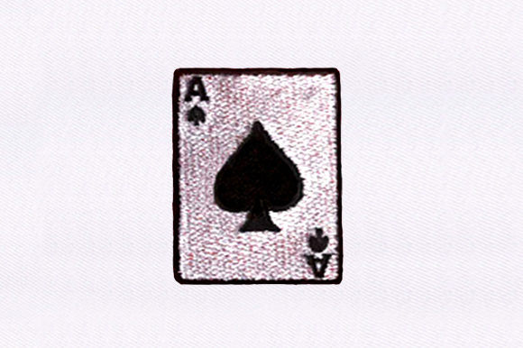 Ace of Spades Card: A Versatile Holiday Embroidery Design