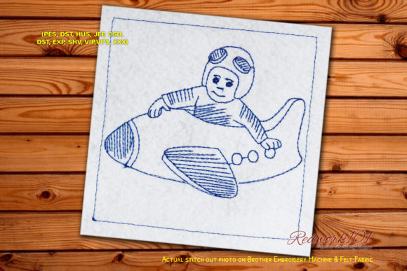 Charming Baby Pilot Lineart Design for Seasonal Use