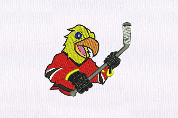 Charming Hockey Playing Bird Design for Gifts