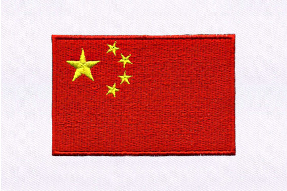 China Flag Design: A Versatile Embroidery Asset