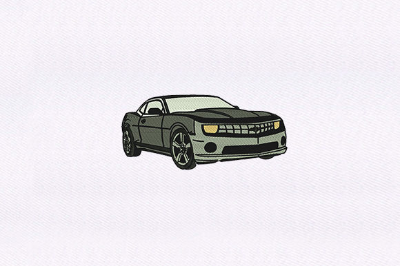 Elan Car Silhouette: A Versatile Embroidery Design