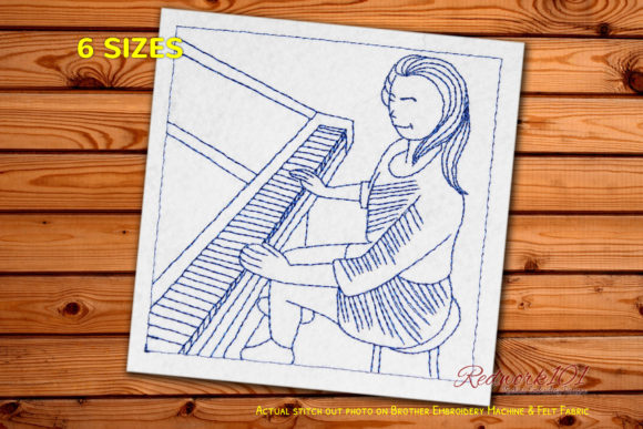 Evaluating Piano Player Redwork for Your Shop