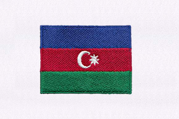 Flag of Azerbaijan: A Bold Embroidery Choice