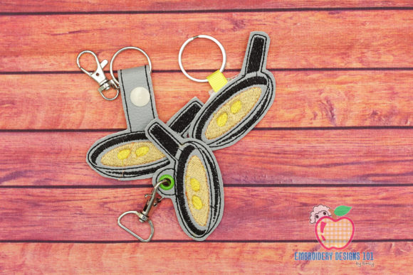 Frying Pan ITH Key Fob: A Charming Kitchen Accessory