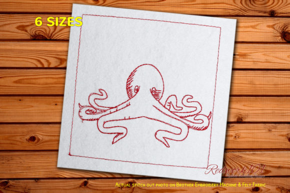 Octopus Embroidery Design: A Versatile Oceanic Addition