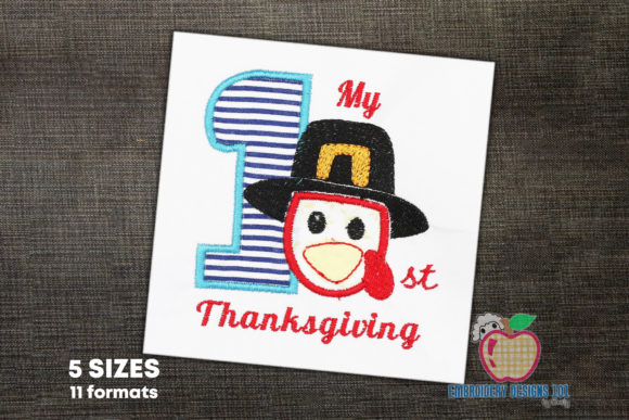 Review: 1st Thanksgiving Applique for Boutique Sweatshirts