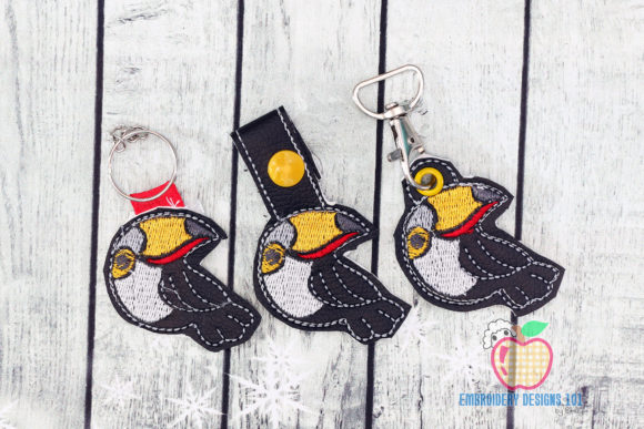 Toucan Bird ITH Keyfob: A Versatile Embroidery Design